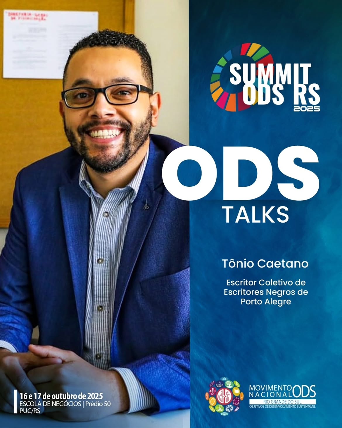 Tônio Caetano no evento ODS Talks